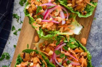 Tofu Lettuce Wraps – The Stingy Vegan