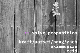 Throughline 0001 Valve Proposition – Disquiet