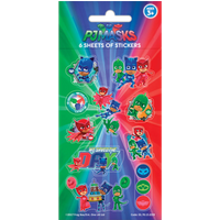 Pyjama heroes stickers 6 sheets