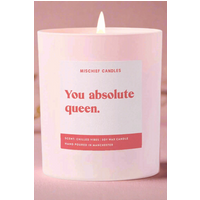 Mischief Candles You Queen Candle Colour: Pink
