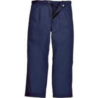 BizWeld Mens Flame Resistant Trousers Navy Blue M 34"