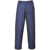 BizFlame Pro Mens Flame Resistant Trousers Navy Blue L 32"