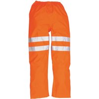 Oxford Weave 300D Class 2 GO/RT Hi Vis Traffic Trousers Orange L
