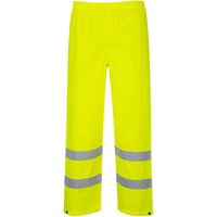 Oxford Weave 300D Class 1 Hi Vis Trousers Yellow M 32"