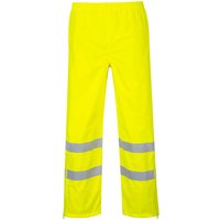 Oxford Weave 300D Class 1 Breathable Hi Vis Breathable Trousers Yellow 2XL