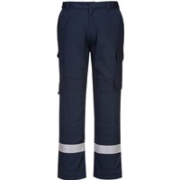 BizFlame Lightweight Stretch Panelled Trousers Navy 3XL 31"