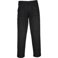 Portwest Action Trousers Black 28" 33"