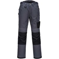 Portwest PW3 Mens Urban Work Trousers Grey / Black 28" 31"