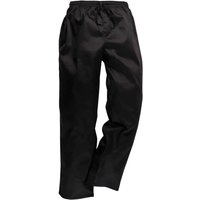 Portwest C070 Drawstring Chef Trousers Black XS 33"