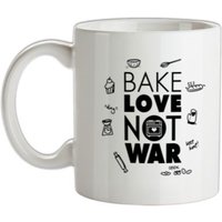 Bake Love Not War mug.