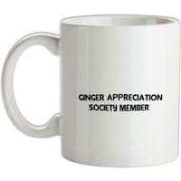 Ginger appreciation society member mug.
