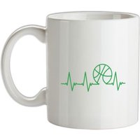 Basketball Heartbeat mug.