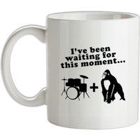 Gorilla + Drums mug.