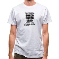 Collecting for Bongo Bongo Land Please Give Generously classic fit.