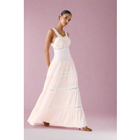 Frankies Bikinis Dakota Maxi Dress in Sweet Dreams Size: M Colour: Pink