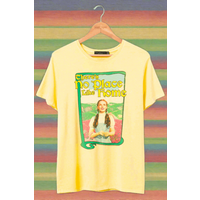 Junk Food Wizard of Oz Dorothy Vintage Tee Size: M Colour: Yellow