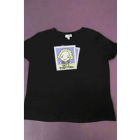 Beetlejuice X Unique Vintage Black Beetlejuice Polaroid Fitted Tee Colour: Black Size: S