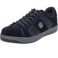 Apache KICK Suede Cup Sole Safety Trainers Black Size 6