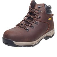 Apache AP31 Nubuck Water Resistant Safety Hiker Boots Brown Size 11