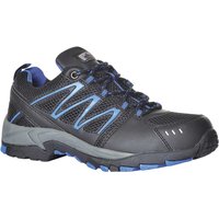 Portwest Compositelite Vistula Safety Trainers Black / Blue Size 7