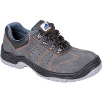 Portwest Steelite Perforated Steel Toe Cap Trainers Grey Size 10