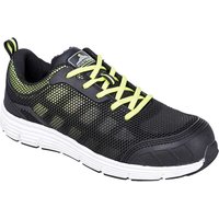 Portwest Steelite Tove Safety Trainers Black / Green Size 3