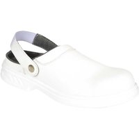 Portwest Steelite SB AE WRU Clean Area Safety Clogs White Size 2