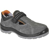 Portwest Steelite Obra S1 Safety Sandals Grey Size 3
