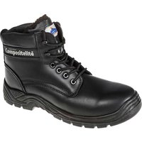Portwest Thor Fur Lined Cold Weather Safety Boots Black Size 13