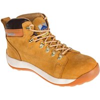 Portwest Steelite SB HRO Mid Cut Nubuck Safety Boots Honey Size 9