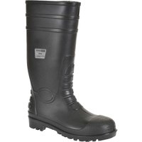 Portwest Safety Wellington Boots Black Size 6