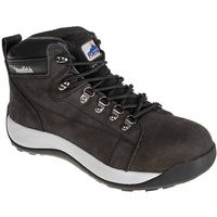 Portwest Steelite SB HRO Mid Cut Nubuck Safety Boots Black Size 12