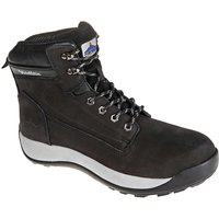 Portwest Steelite Constructo S3 HRO Nubuck Safety Boots Black Size 11