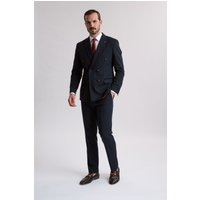 Rocco Navy Pinstripe Double Breasted Two Piece Suit