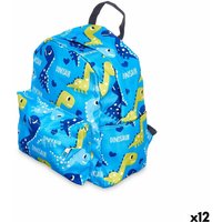 School Bag Pincello 588 Multicolour 28 x 12 x 22 cm Dinosaurs (12 Units)