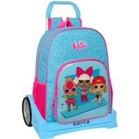 School Rucksack with Wheels LOL Surprise! Divas Blue 33 x 42 x 14 cm
