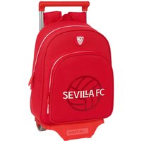 School Rucksack with Wheels Sevilla Fútbol Club Red 28 x 34 x 10 cm