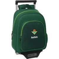 School Rucksack with Wheels Real Betis Balompié Green 28 x 34 x 10 cm