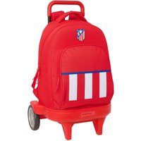 School Rucksack with Wheels Atlético Madrid Red 33 x 45 x 22 cm