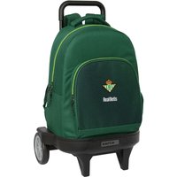 School Rucksack with Wheels Real Betis Balompié Green 33 x 45 x 22 cm