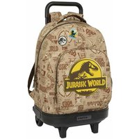 School Rucksack with Wheels Jurassic World 33 x 45 x 22 cm