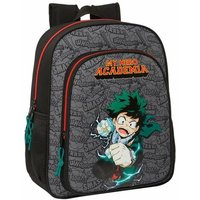 School Bag My Hero Academia Black 32 X 38 X 12 cm