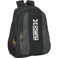 School Bag Munich Topo Black 32 x 44 x 16 cm