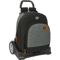 School Rucksack with Wheels BlackFit8 Old school Black Grey 32 x 42 x 15 cm