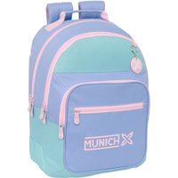 School Bag Munich Mellow Blue Pink Celeste 32 x 42 x 15 cm