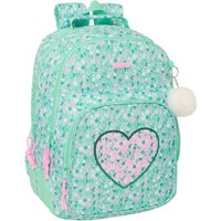 School Bag Safta Cuore Mint 32 x 42 x 15 cm