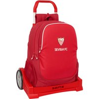 School Rucksack with Wheels Sevilla Fútbol Club Red 32 x 43 x 14 cm