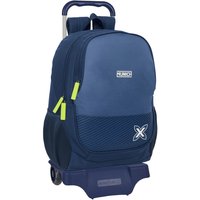 School Rucksack with Wheels Munich Blue indigo Blue 32 x 44 x 16 cm