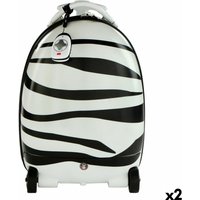 Trolley Backpack Rastar Children’s Radio control Zebra 2,4 GHz 34 x 48 x 27,5 cm (2 Units)