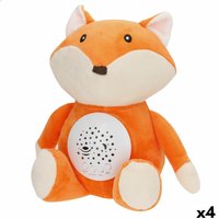 Plush Toy Projector Colorbaby Plush Plastic 25 x 27 x 13 cm (4 Units)